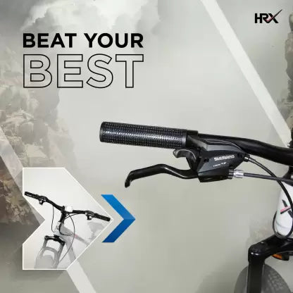 HRX XTRM MTB 500 85% Assembled with Front Suspension 27.5 T Mountain Cycle (21 Gear, Grey) HRX XTRM MTB 500 85% Assembled with Front Suspension 27.5 T Mountain Cycle (21 Gear, Grey)